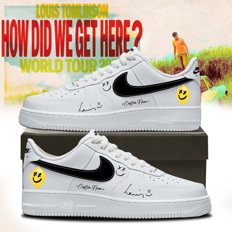 Louis Tomlinson How Did We Get Here? Tour AF1 Shoes 2