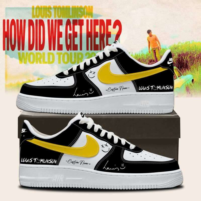 Louis Tomlinson How Did We Get Here? Tour AF1 Shoes 1