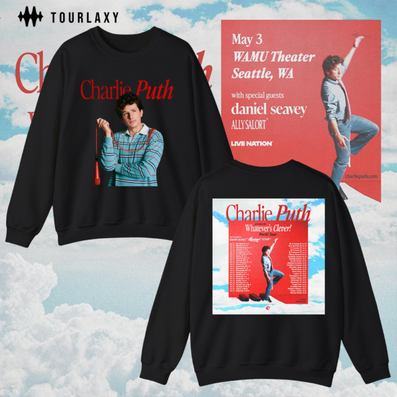 Whatever’s Clever Tour Shirt – Charlie Puth Tour 2026 Merch Energy 2