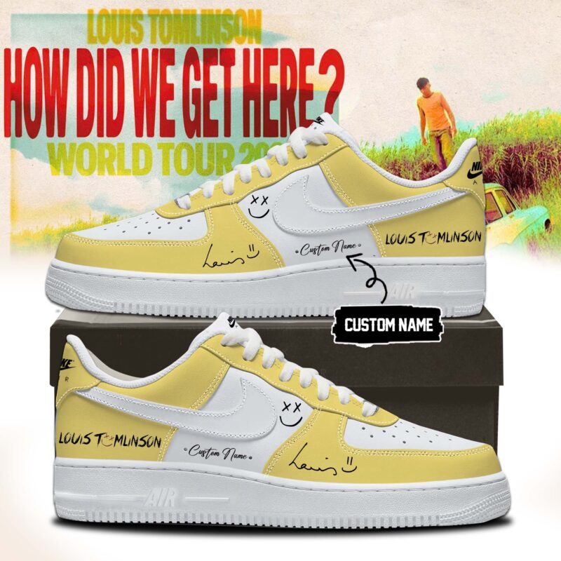 Louis Tomlinson How Did We Get Here? Tour AF1 Shoes 1