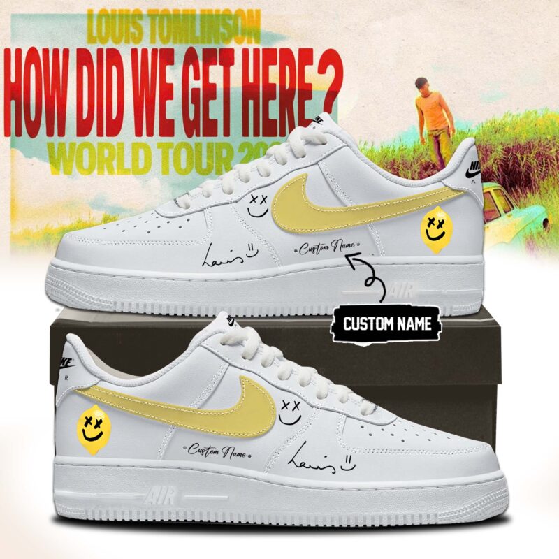 Louis Tomlinson How Did We Get Here? Tour AF1 Shoes 2