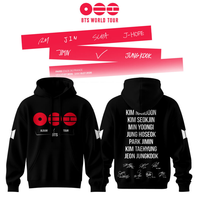 Custom World Tour - BTS World Tour 2026 Hoodie