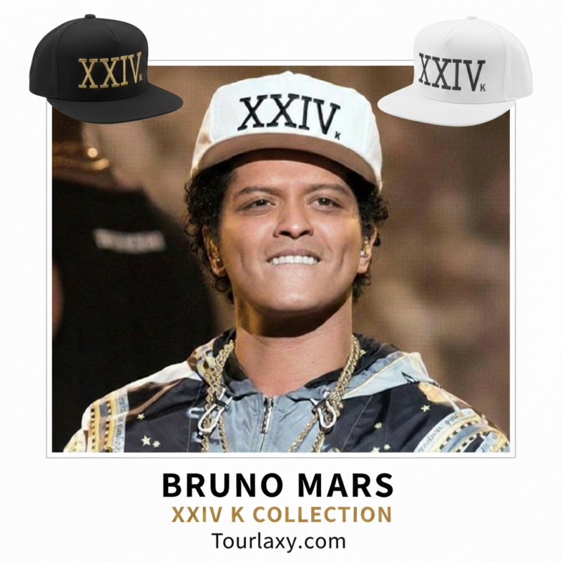 24K XXIVk Magic Snapback Bruno Mars Custom Embroidery Hat