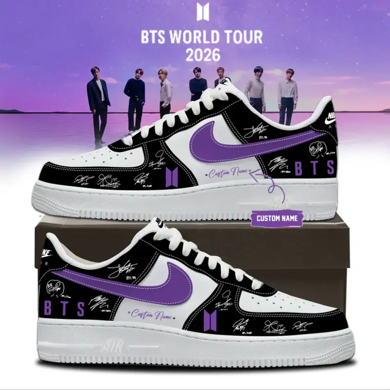 World Tour - BTS World Tour 2026 AF1 Shoes V2
