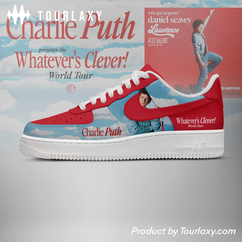 Whatever's Clever - Charlie Puth Tour 2026 AF1 Shoes