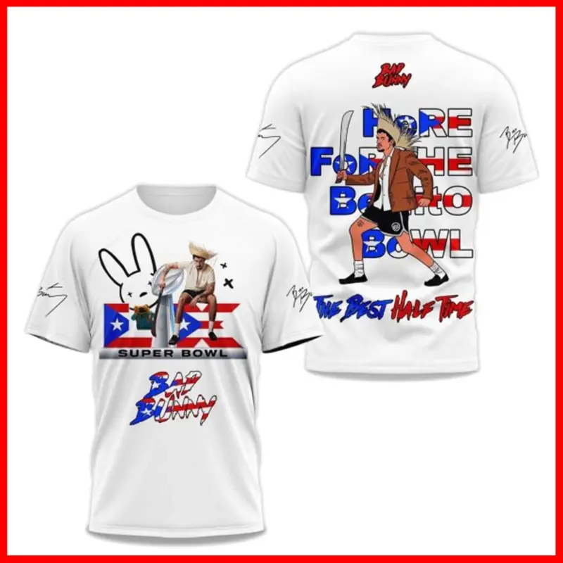 Benito Bowl - Bad Bunny Tour 3D Shirt and Hoodie
