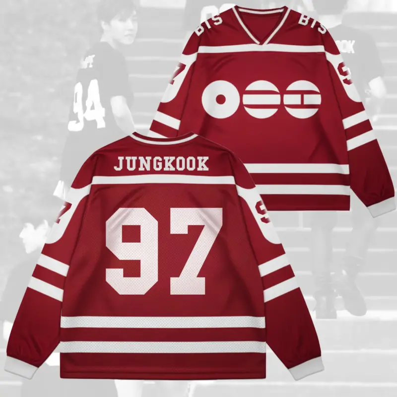 BTS New Album Back Mesh Splicing Long Sleeved Gift For Army 8