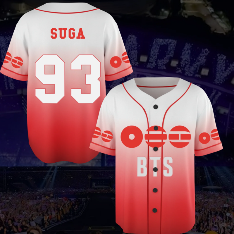 Arirang - BTS WORLD TOUR 2026 Baseball Jersey V1