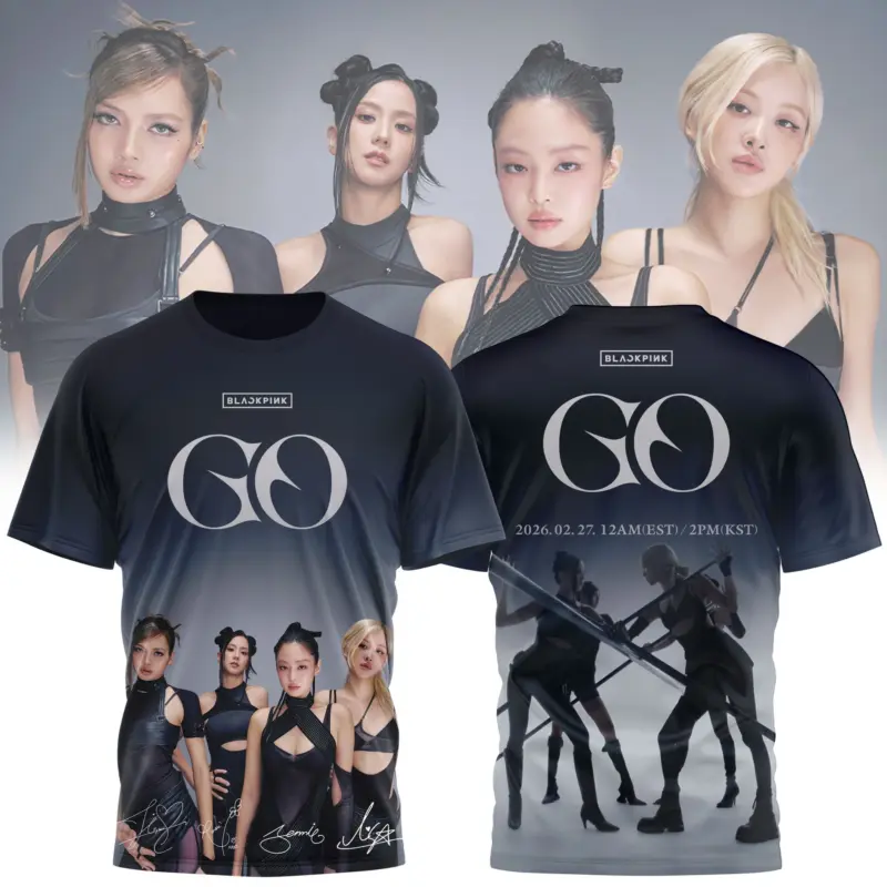 Deadline World Tour” - Blackpink Limited Edition 3D Shirt V1
