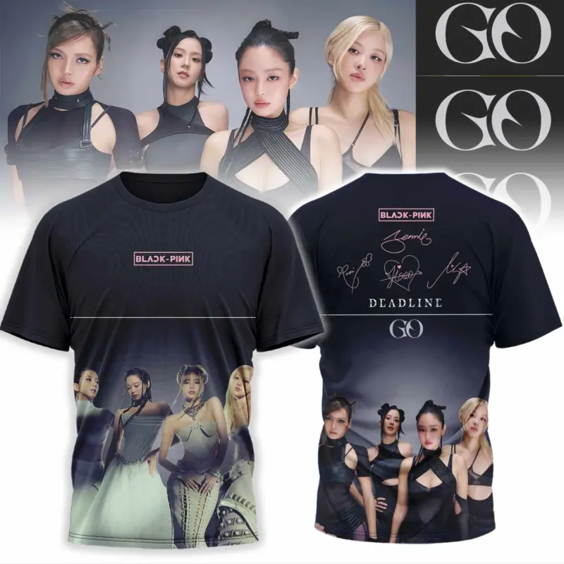 Deadline World Tour” - Blackpink Limited Edition 3D Shirt V1