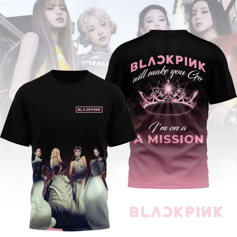 Deadline World Tour” - Blackpink Limited Edition 3D Shirt V1