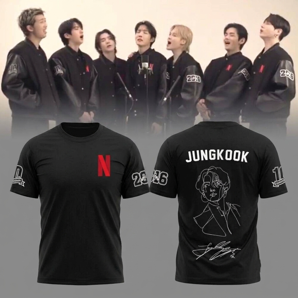 Jungkook 10th Anniversary Limited Edition Hoodie - Image 2
