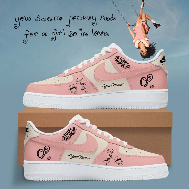 .Sticky Sweet " Olivia Rodrigo AF1 Shoes V1