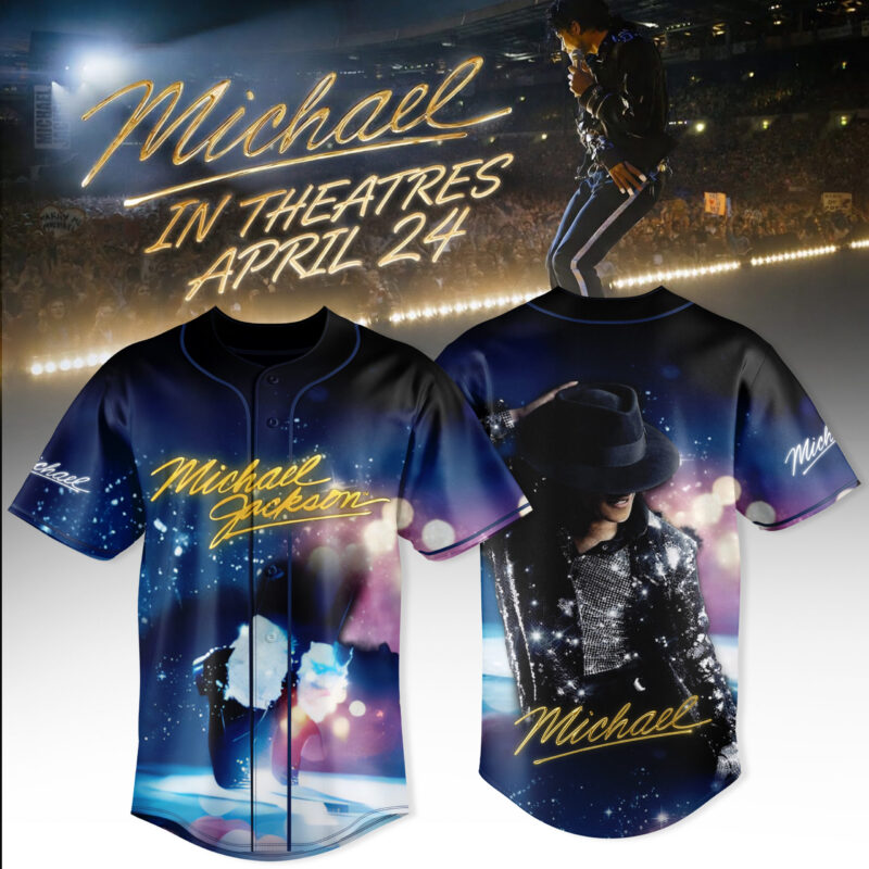 Moonwalker - Michael Jackson Baseball Jersey V7