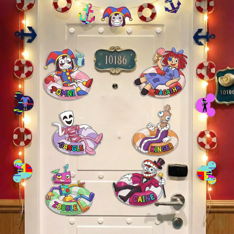 Personalized Name Magnets The Amazing Digital Circus- Tourlaxy