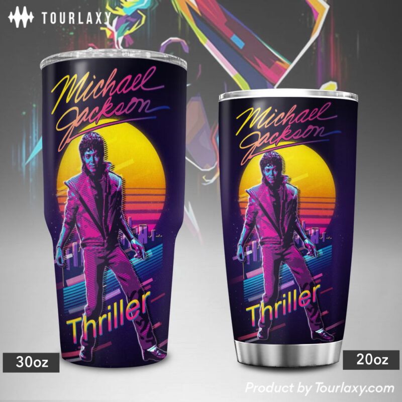 Thriller- Michael Jackson Tumbler 20 Oz, 30 Oz