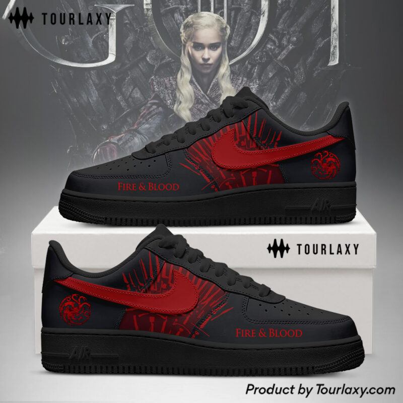 House of Targaryen - GOT AF1 Shoes
