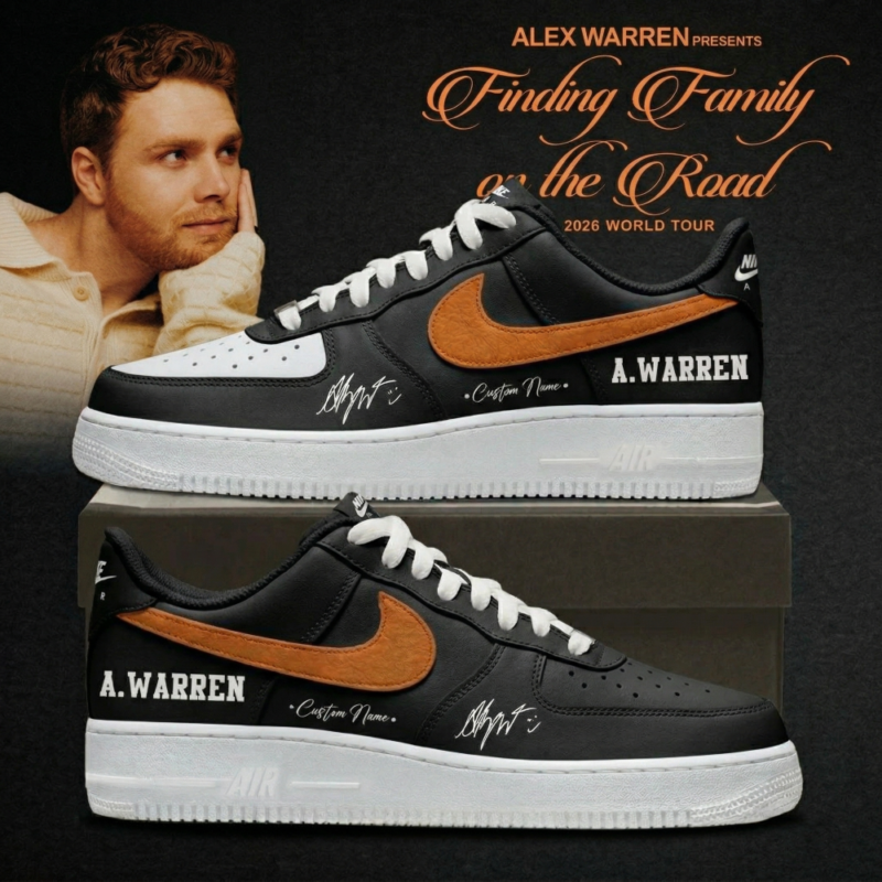 Finding Family - Alex Warren Tour 2026 AF1 Shoes V3