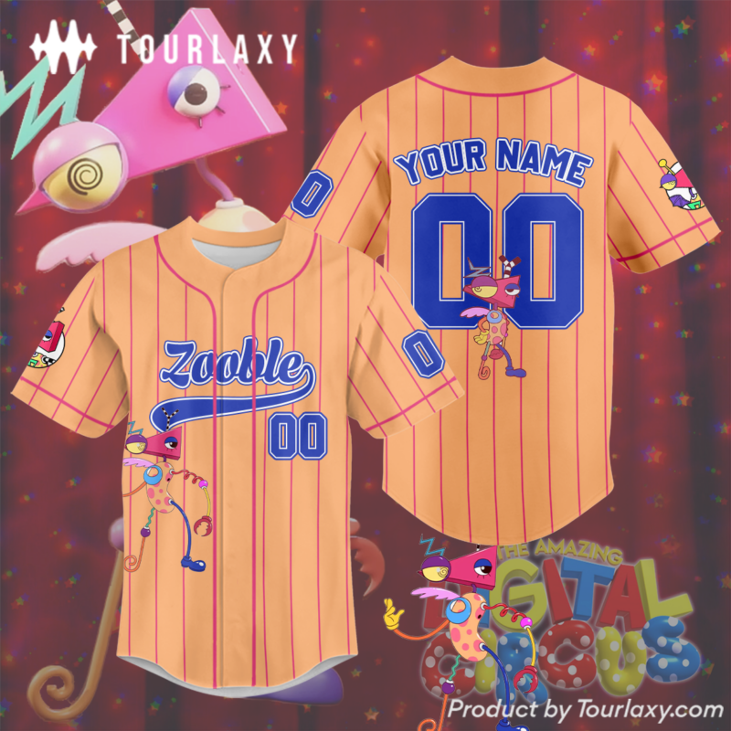 Zooble V5 – The Amazing Digital Circus Baseball Jersey