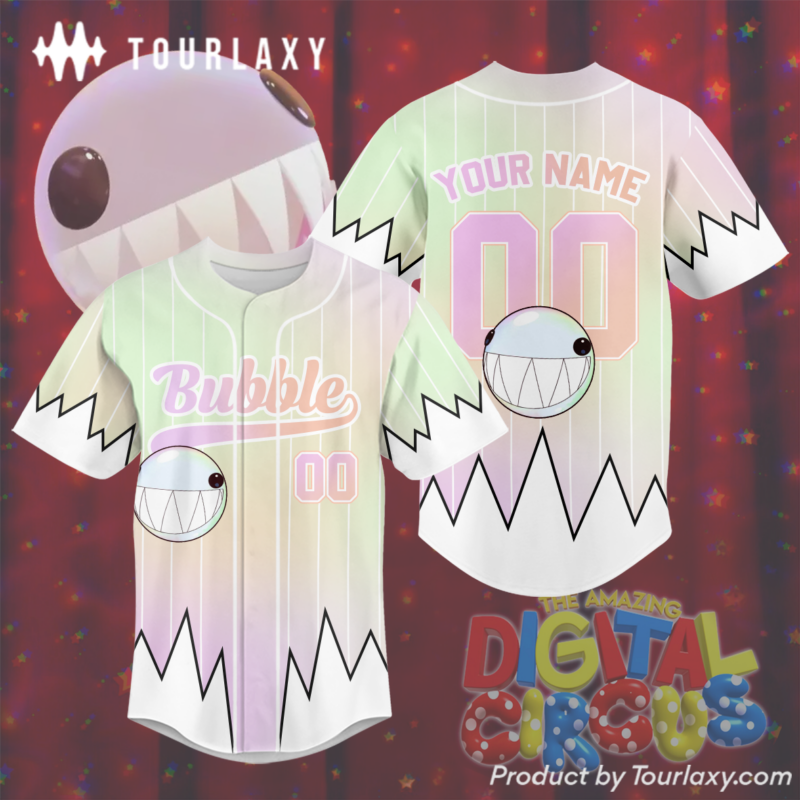 Bubble V2 – The Amazing Digital Circus Baseball Jersey
