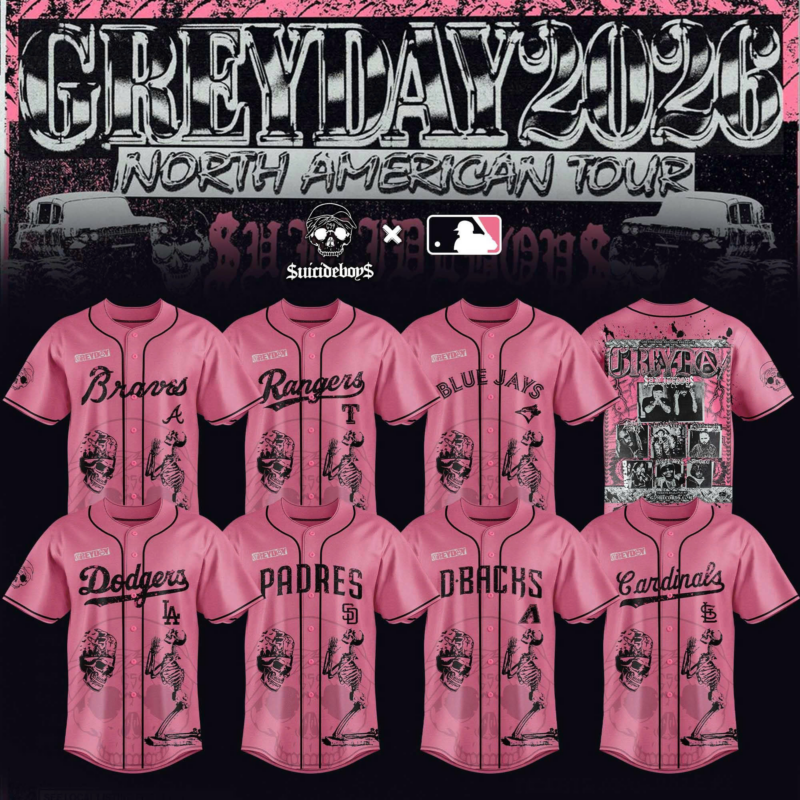 _MLB Team x Greyday 2026: Pink Chaos League Collection