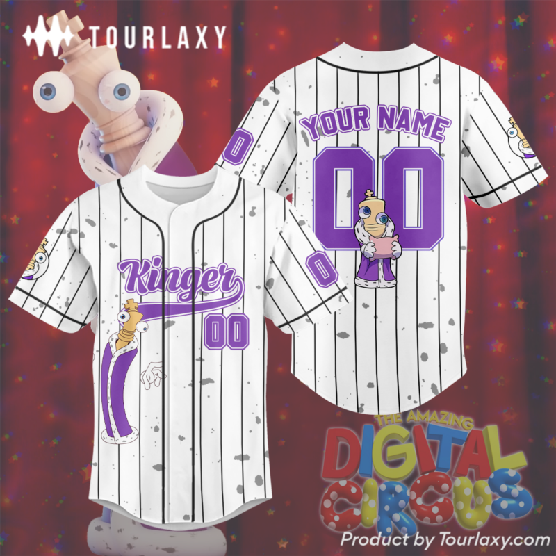 Kinger V2 - The Amazing Digital Circus Baseball Jersey