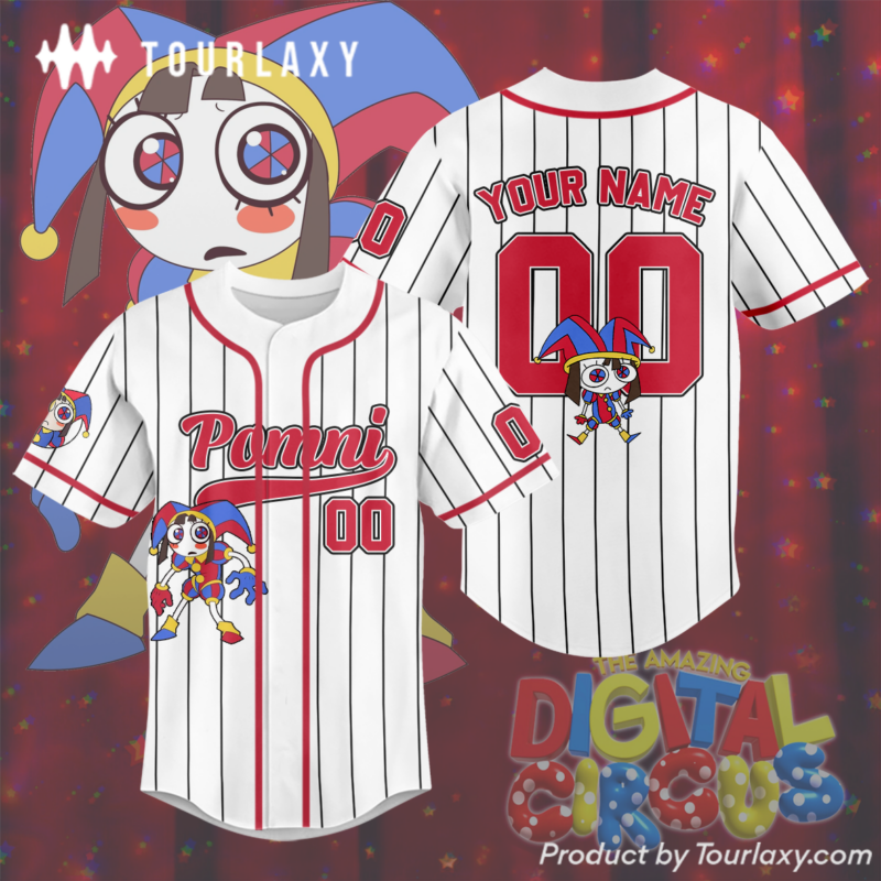 Pomni V1 - The Amazing Digital Circus Baseball Jersey
