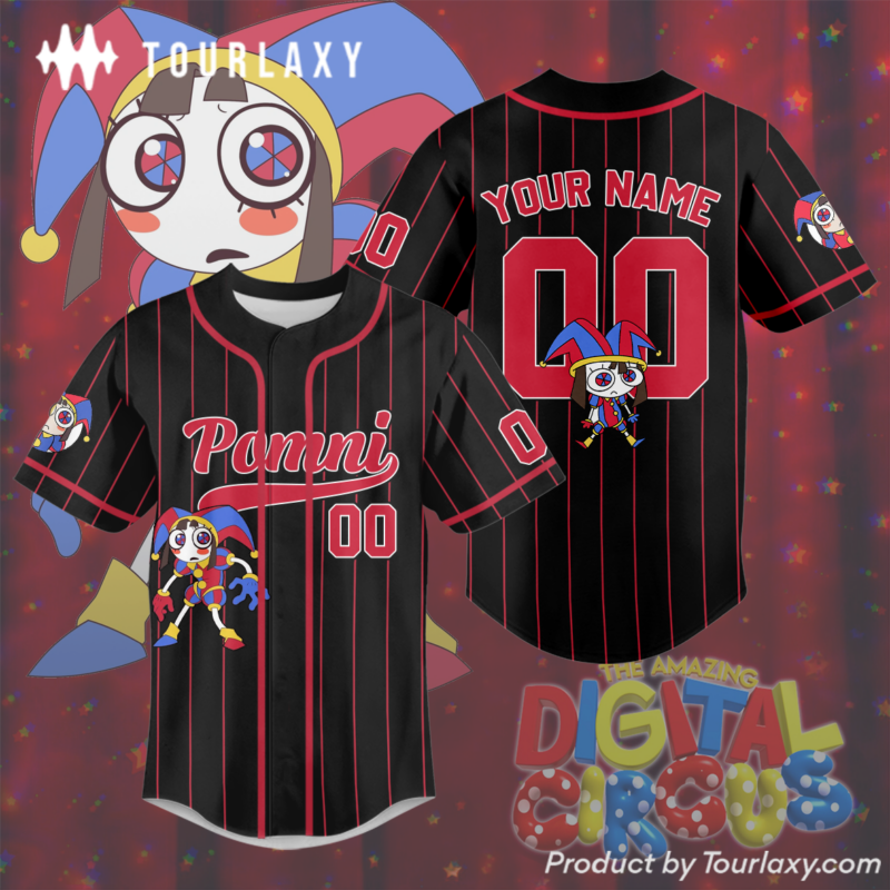 Pomni V2 - The Amazing Digital Circus Baseball Jersey