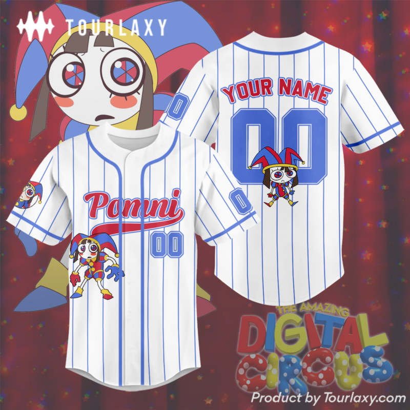 Pomni V3 - The Amazing Digital Circus Baseball Jersey
