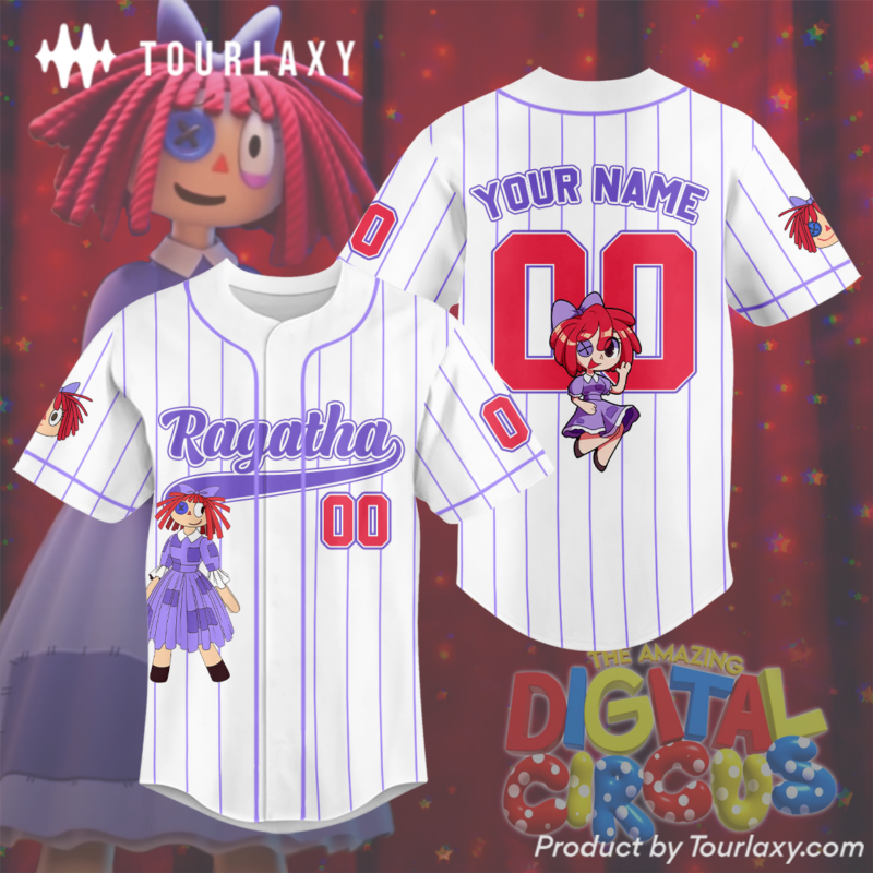 Ragatha V1 – The Amazing Digital Circus Baseball Jersey