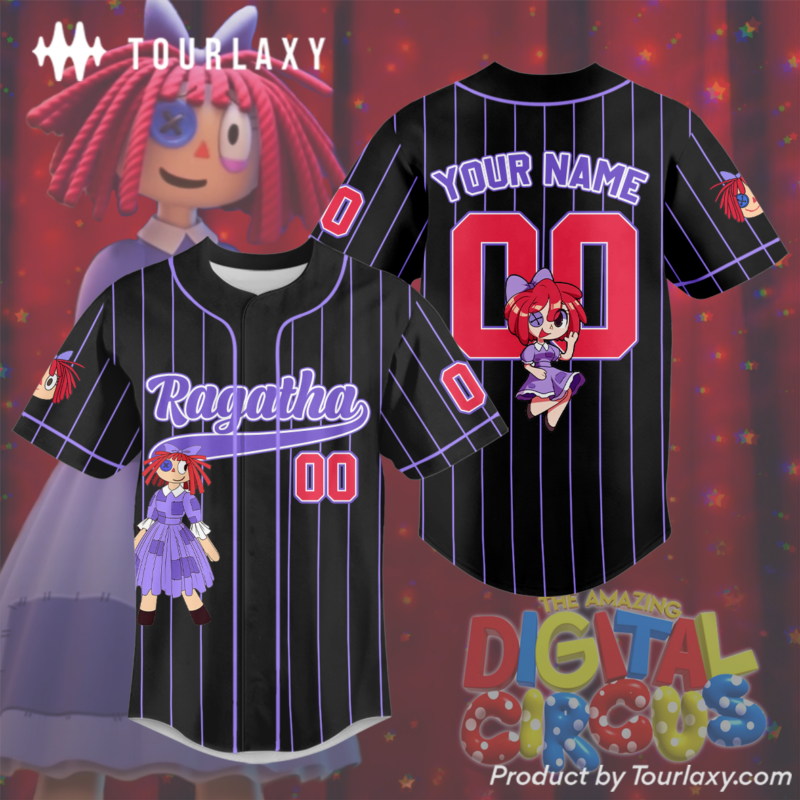 Ragatha V2 – The Amazing Digital Circus Baseball Jersey