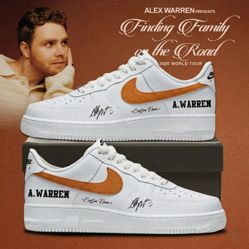 Finding Family - Alex Warren Tour 2026 AF1 Shoes V3