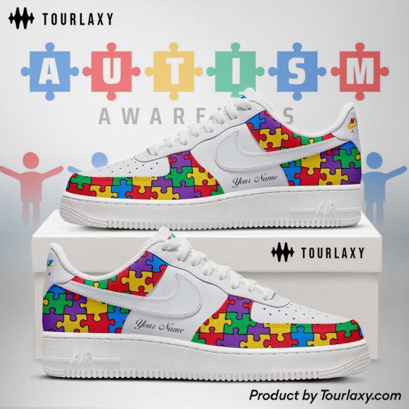 Support Love - Autism Awreness AF1 Shoes