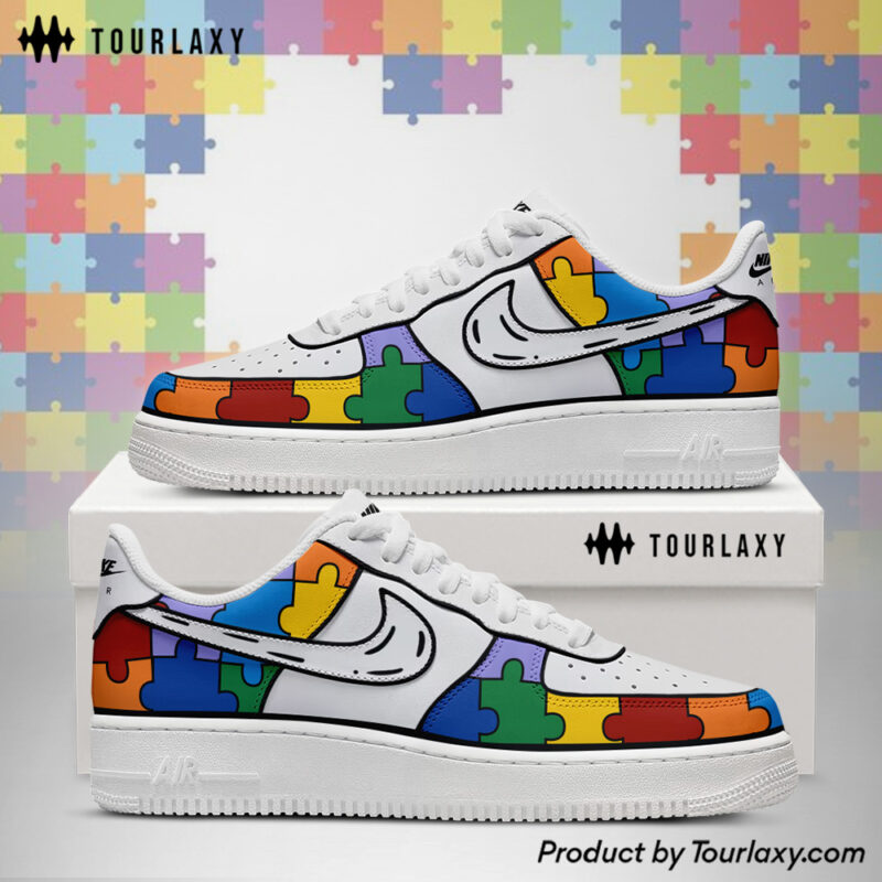 Support Love - Autism Awreness AF1 Shoes V7