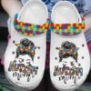 Autism Awareness Day Autism Mom Puzzle Messy Clogs