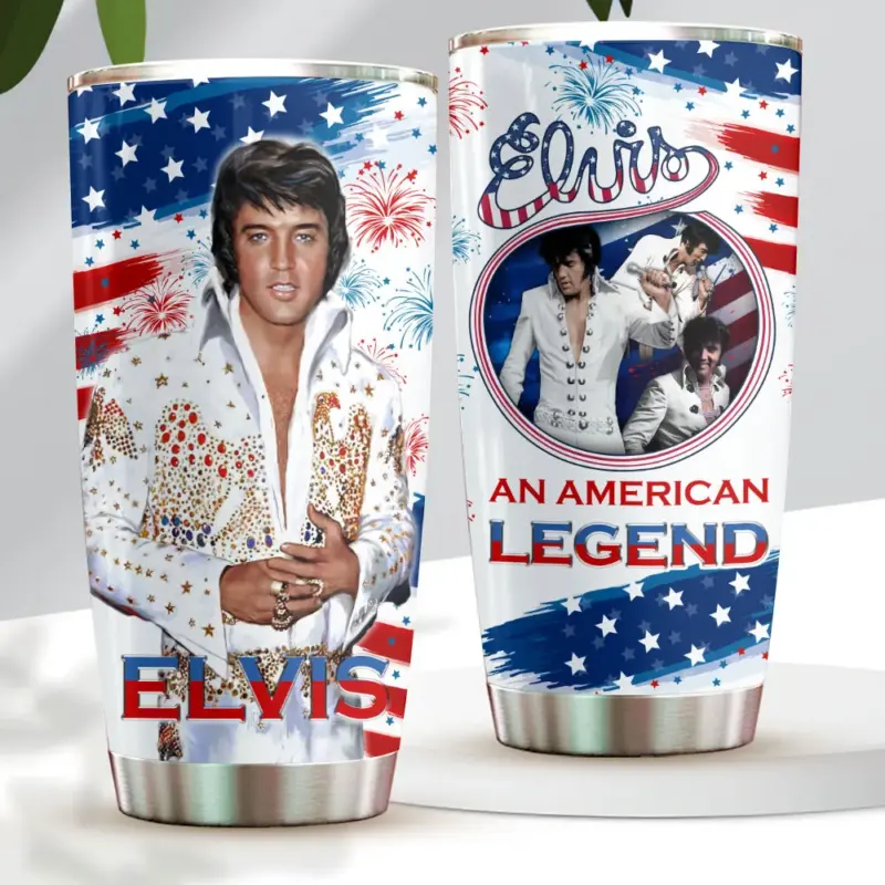 US Legend - Elvis Presley Tumbler 20 Oz, 30 Oz