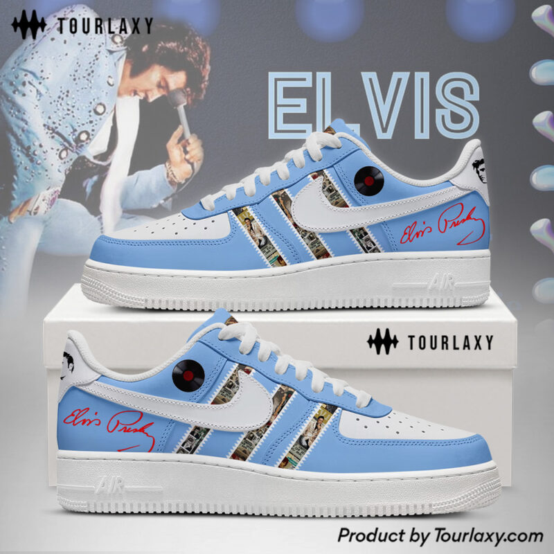 Blue - Elvis Presley AF1 Shoes V1