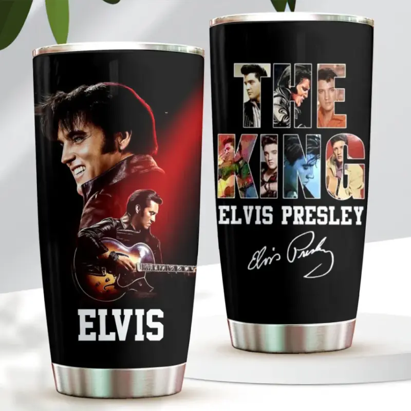 The King - Elvis Presley Tumbler 20 Oz, 30 Oz