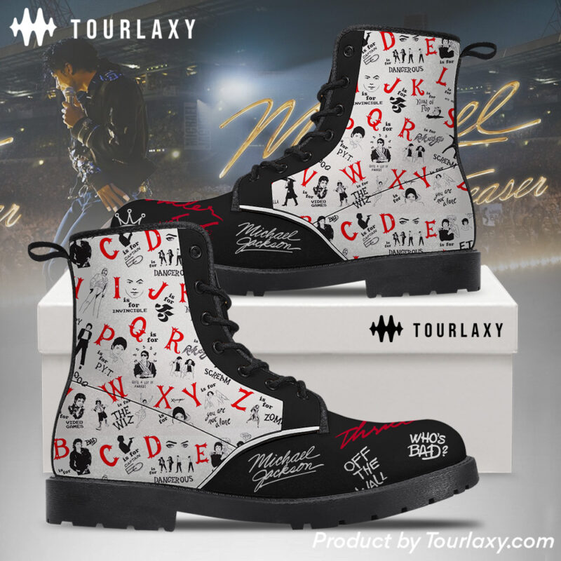 Michael Jackson Special - Leather Boot Shoes V1