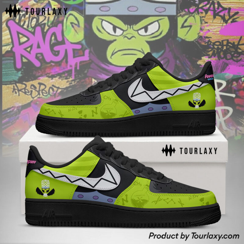 Mojo Jojo - The Powerpuff Girls AF1 Shoes