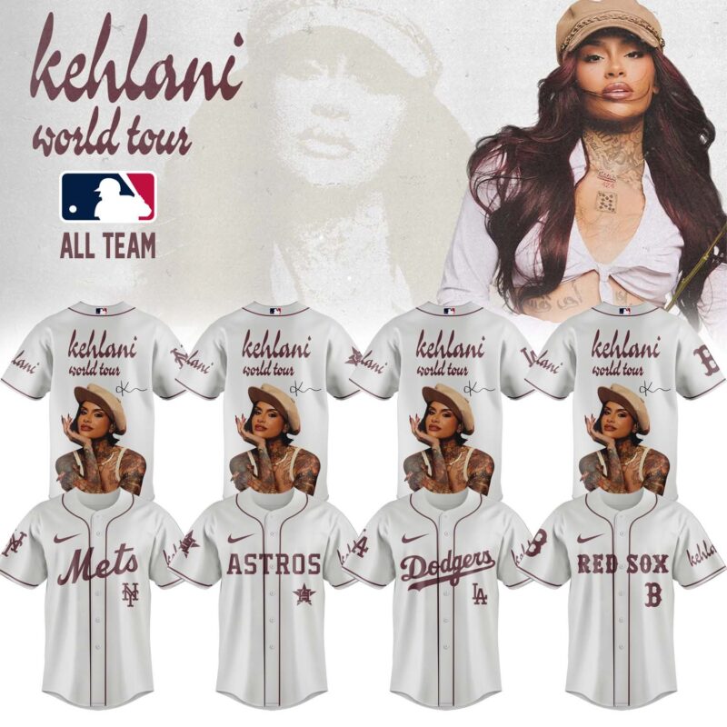 _ All Team MLB x Kehlani World Tour 2026 Signature Jersey Limited Edition