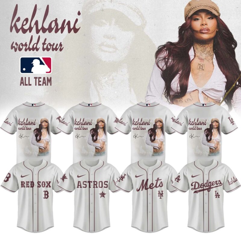 _ All Team MLB x Kehlani World Tour 2026 Signature Jersey Limited Edition