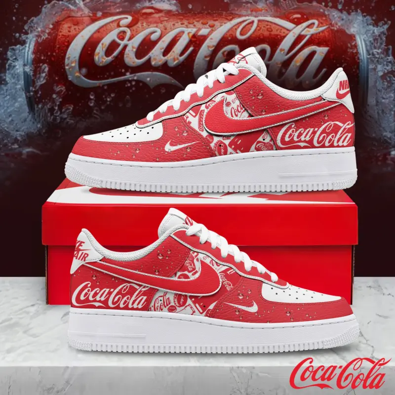 Limited Coca Coke AF1 Shoes Red Ver