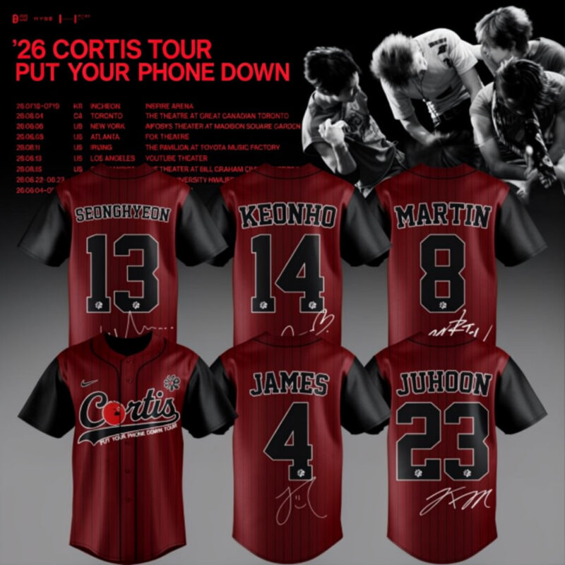 CORTIS World Tour 2026 Baseball Jersey V3