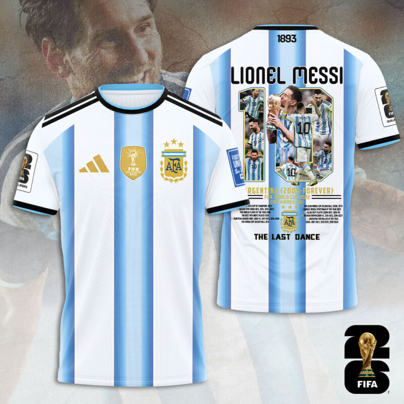 Argentina National Football Team x Lionel Messi Soccer Jersey