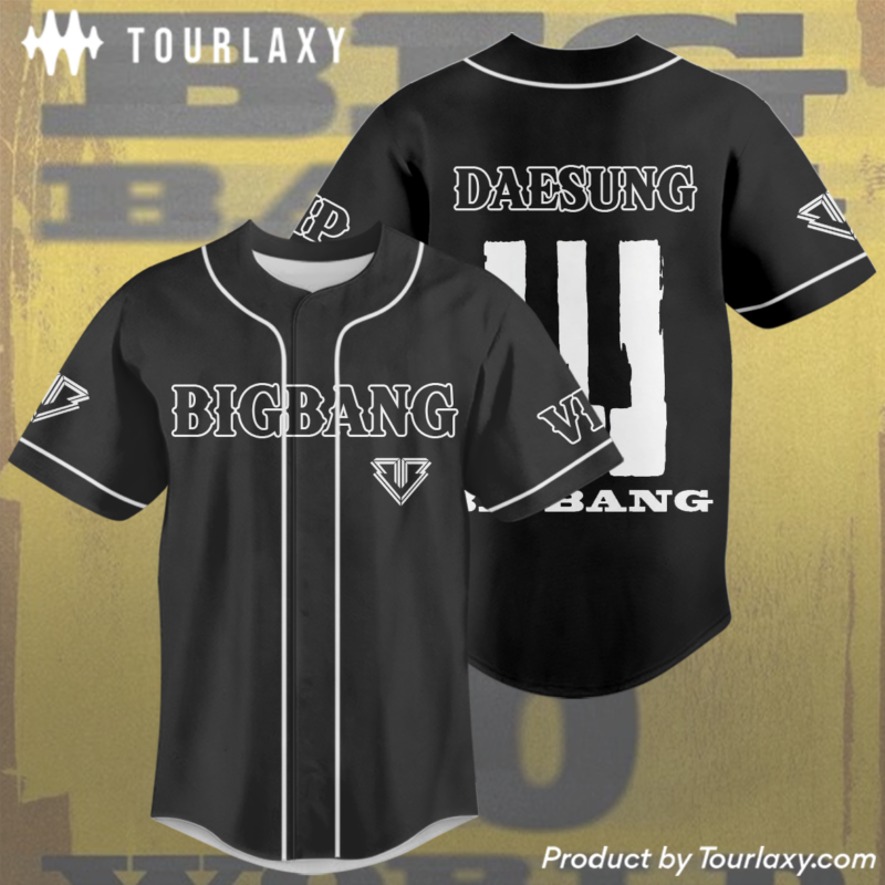 Big Bang World Tour 2026 Limited Baseball Jersey V2