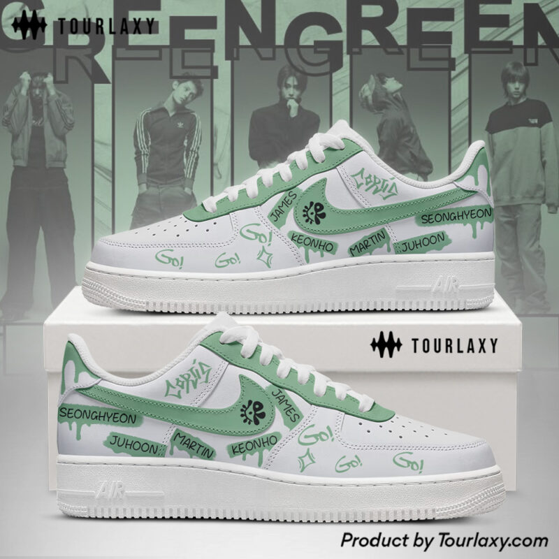 Green Green - Cortis Tour 2026 AF1 Shoes V5