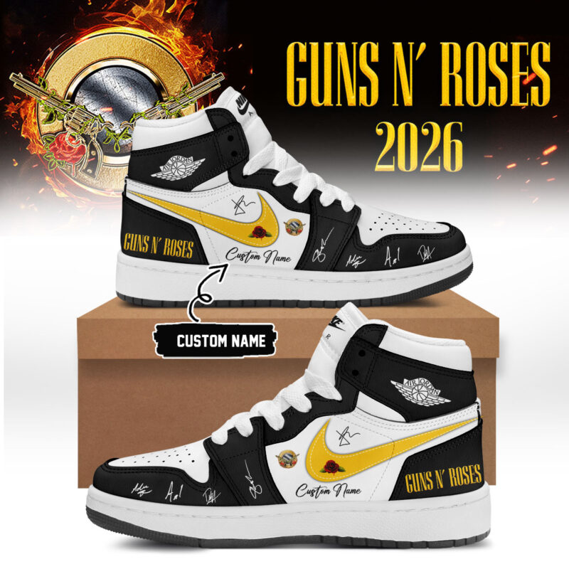 .Guns N’ Roses World Tour Shoes
