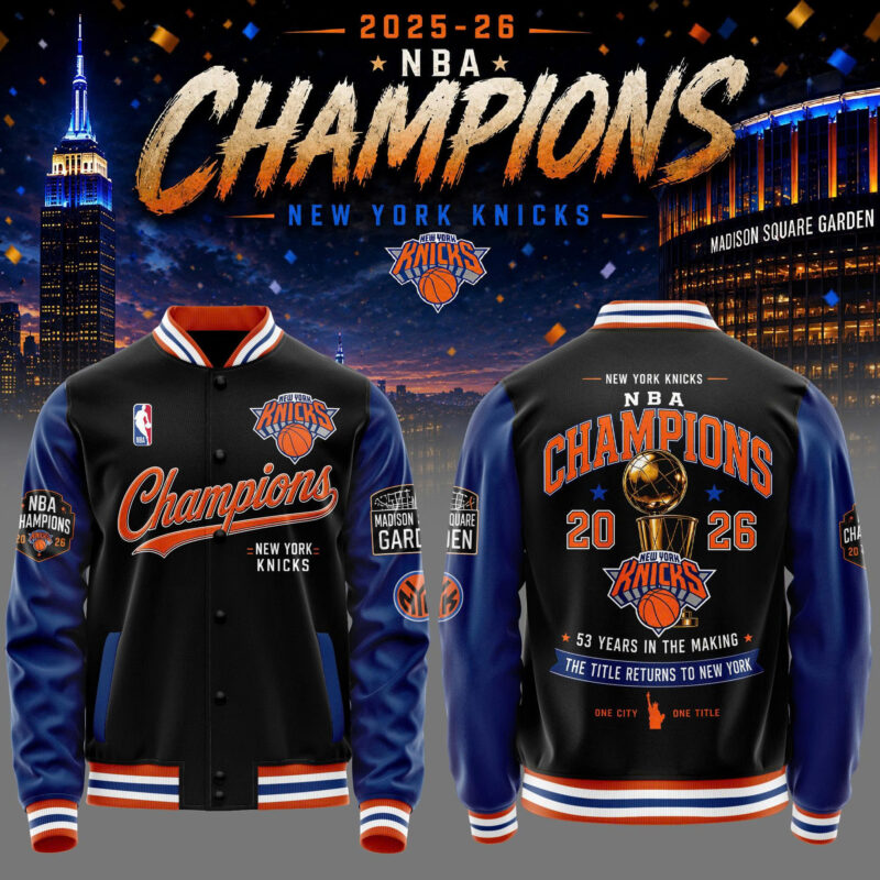 _    New York Knick 2026 NBA Champions  Jacket