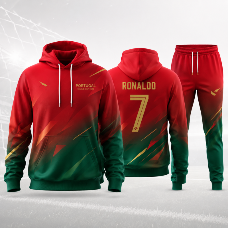 CR7 Portugal 2026 FIFA World Cup Home Hoodie Jogger Set V2